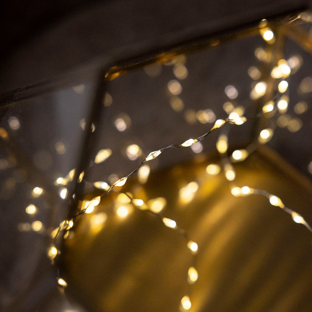 Extra dense wire lights -100 warm white