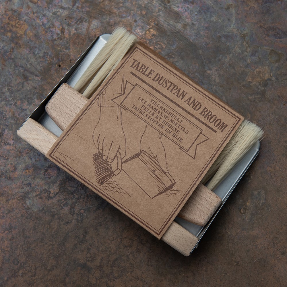 Table dustpan & brush