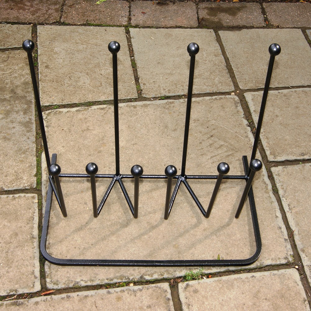 Family five pair boot rack