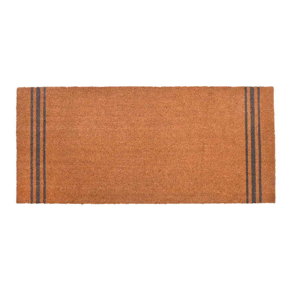 Triple stripe double doormat