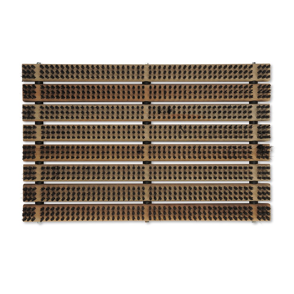 Slatted doormat - beech