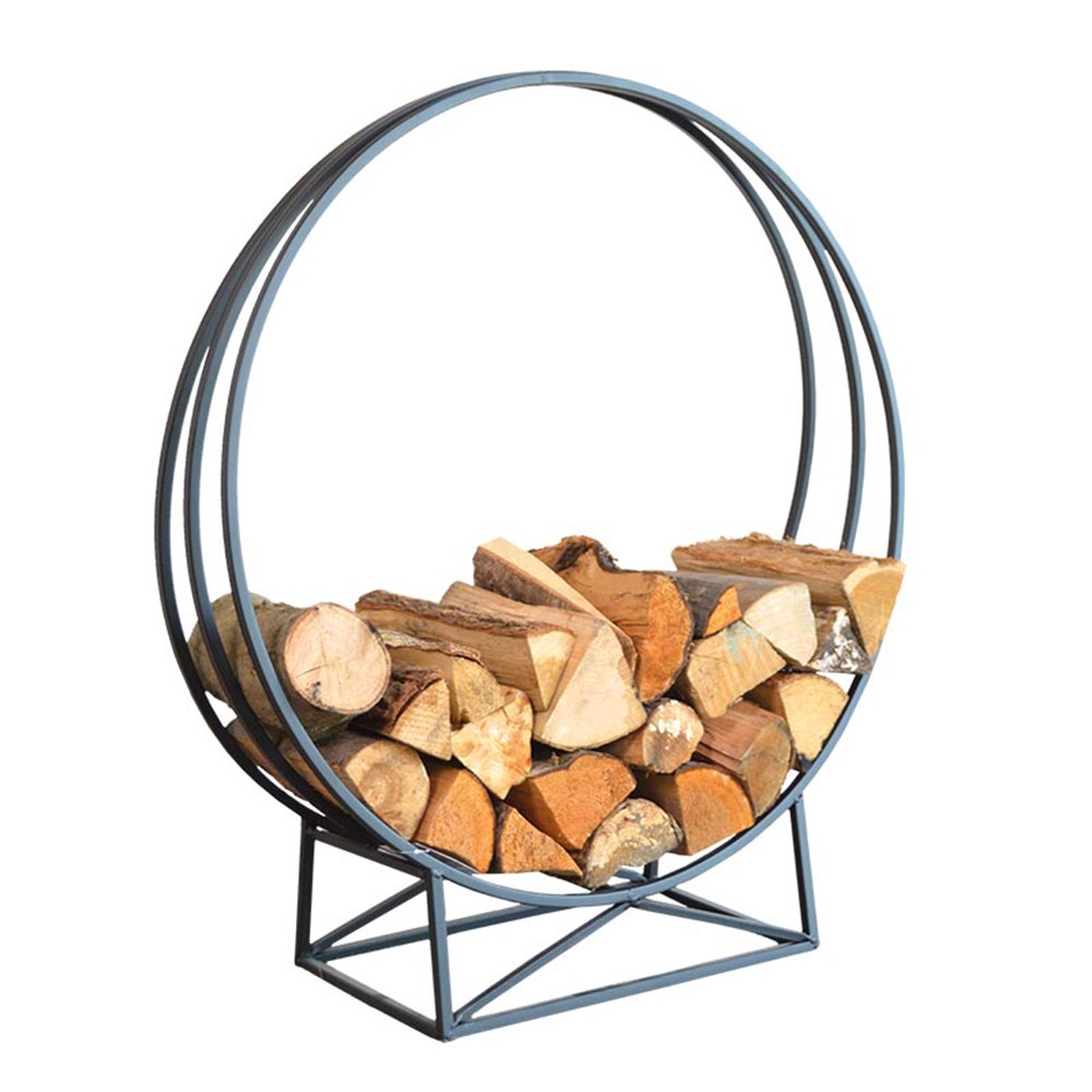 Round wood store