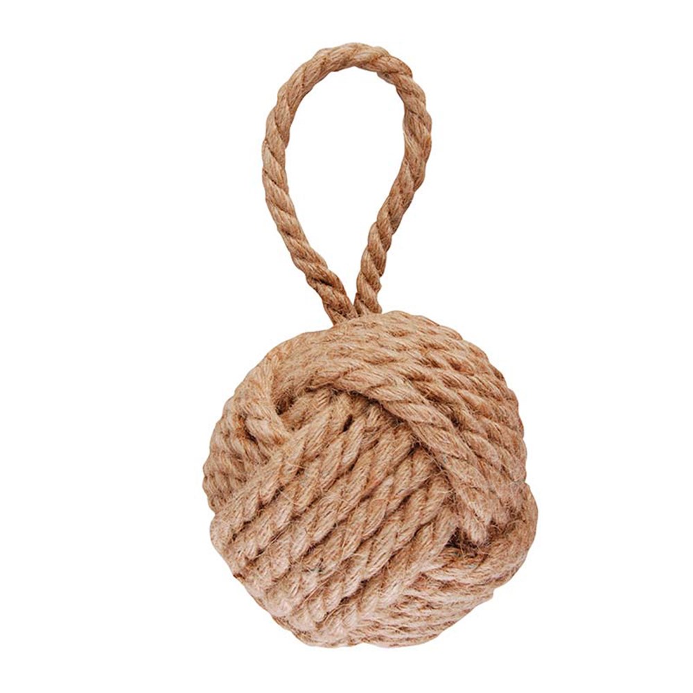 Rope knot doorstop