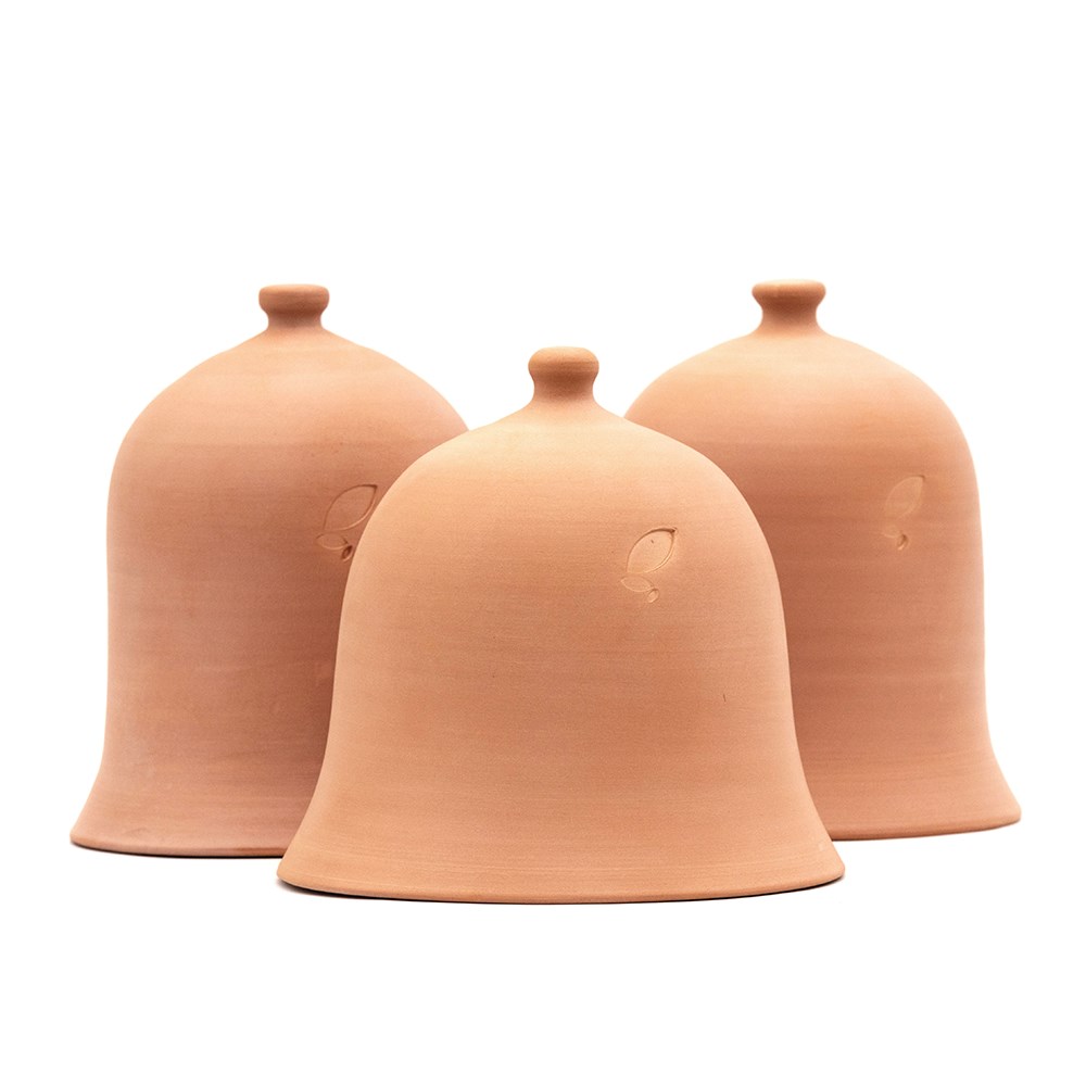 Terracotta bell cloche