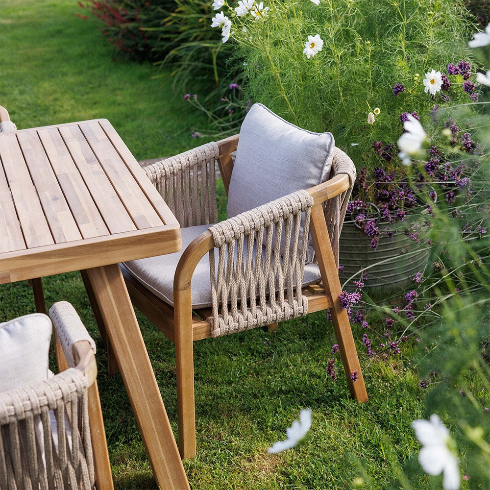 Capri six seat dining set