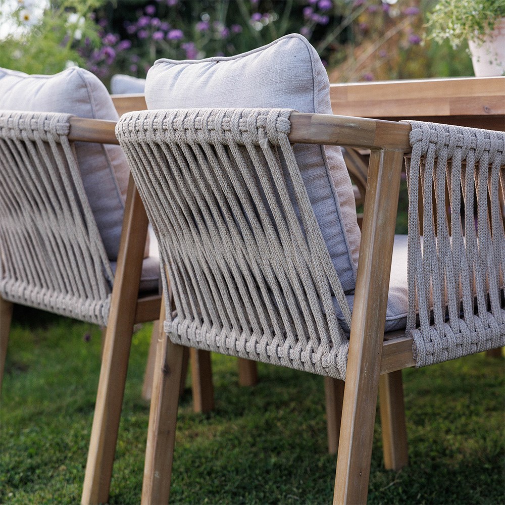 Capri six seat dining set