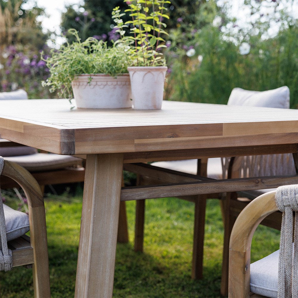 Capri six seat dining set