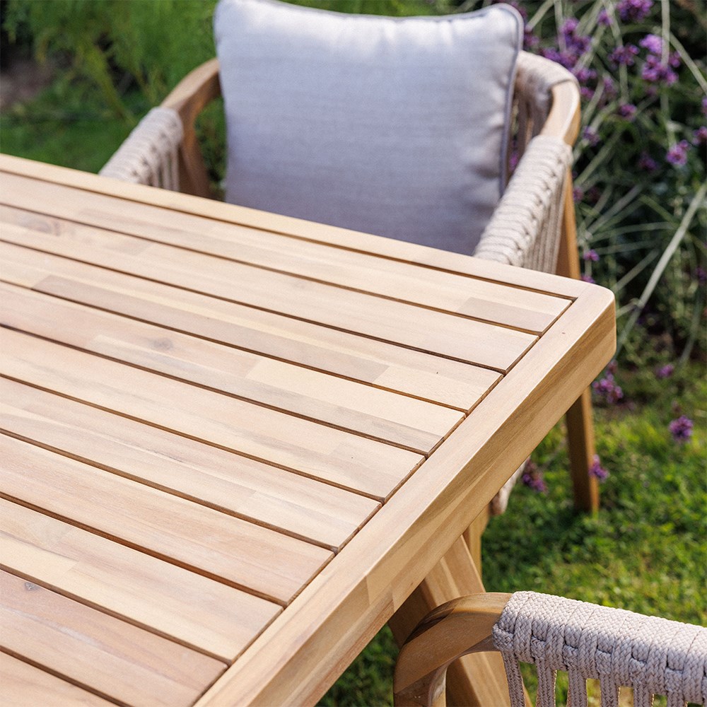 Capri six seat dining set