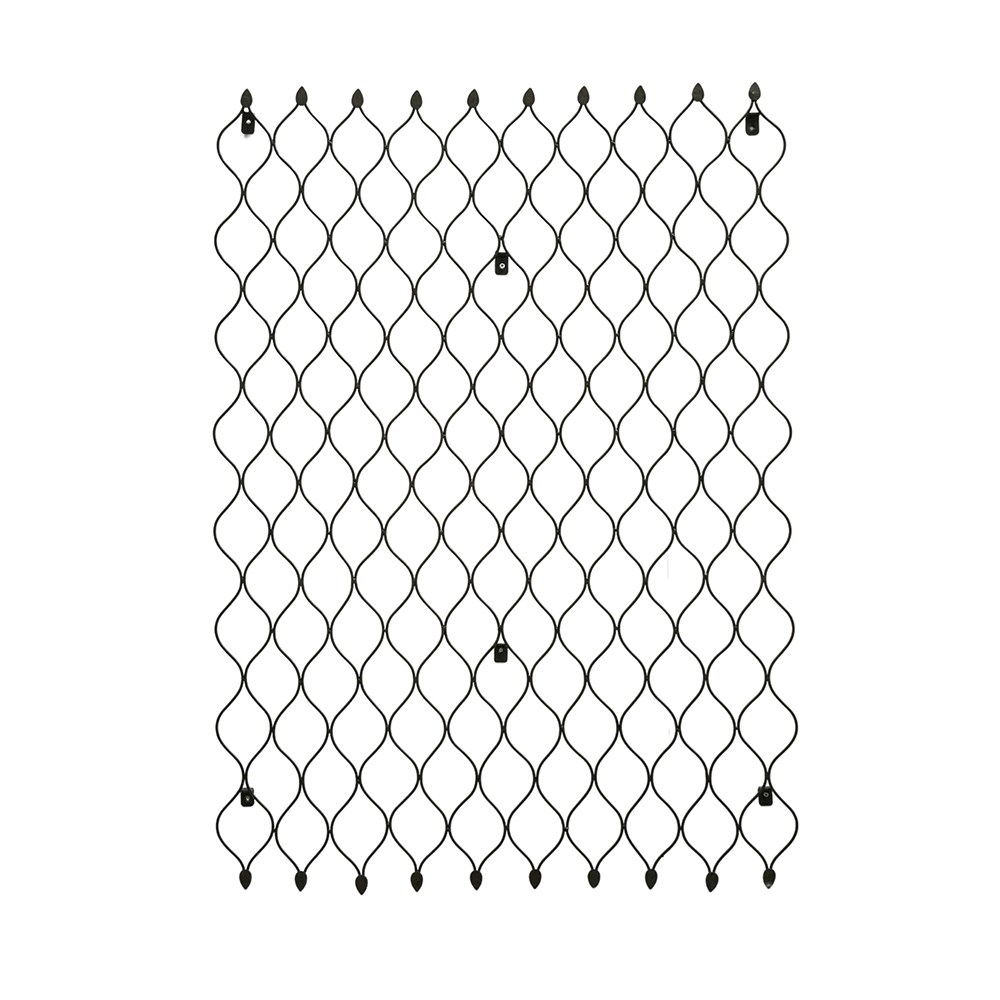 Large metal honeycomb trellis - zinc 