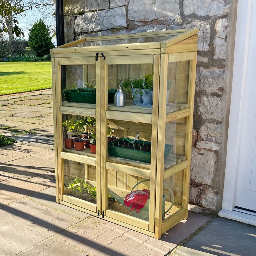 Premium wooden greenhouse