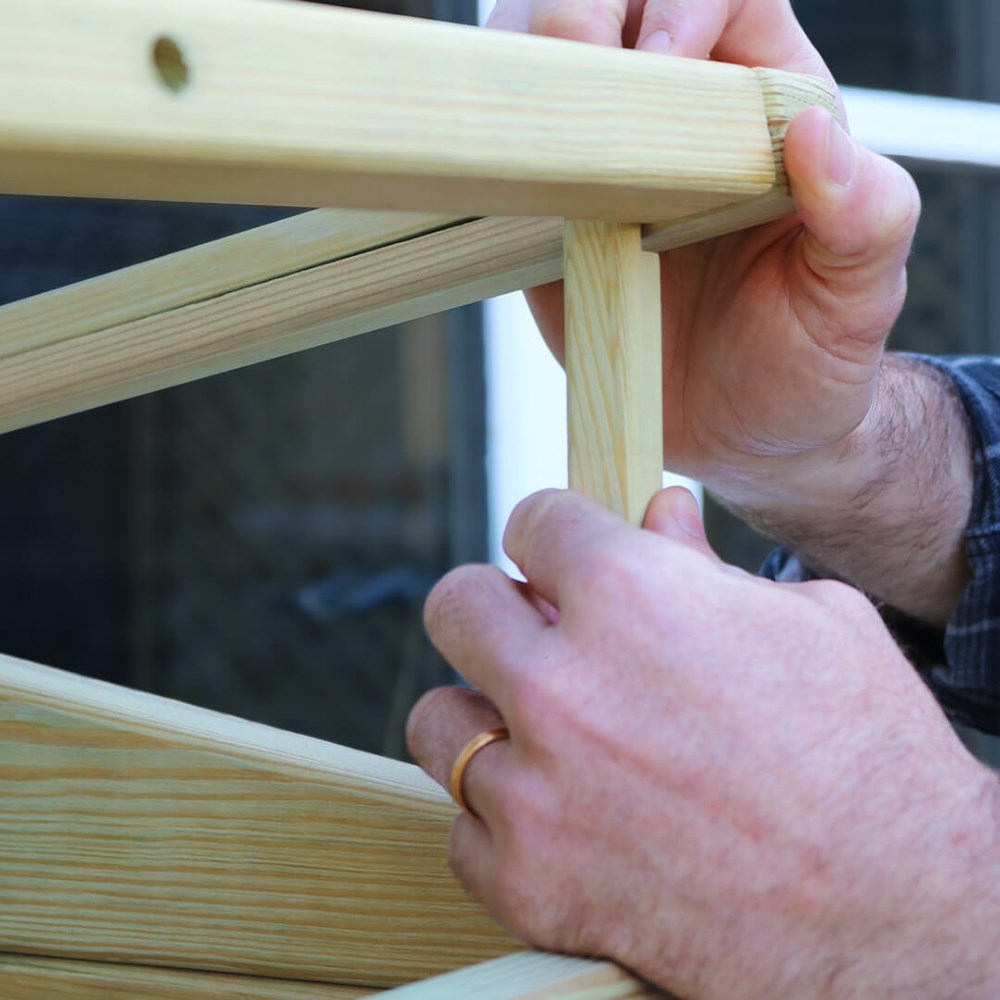 Premium wooden greenhouse