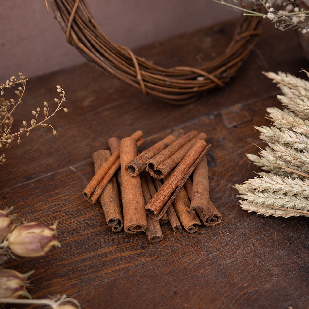 Dried cinnamon sticks