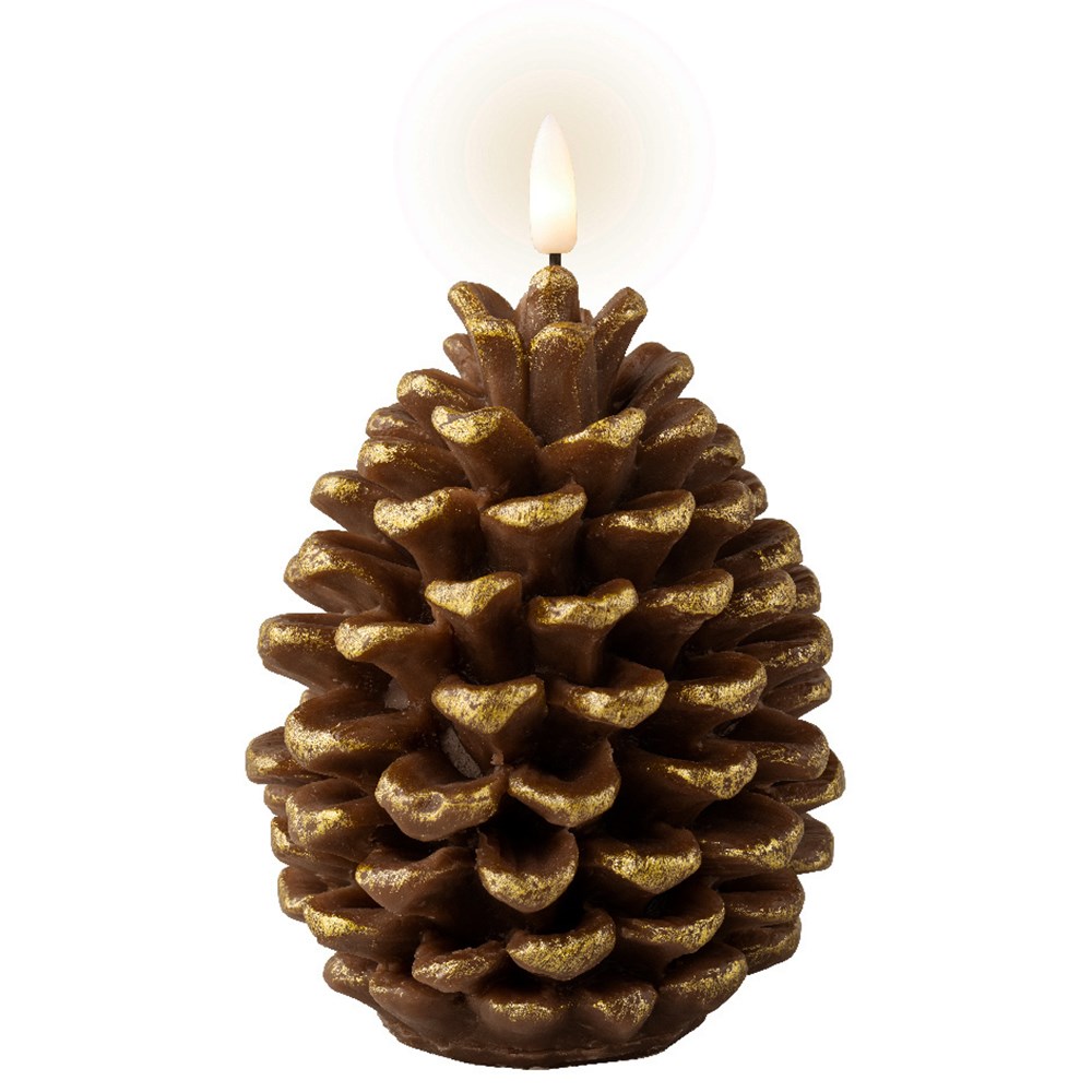 Pinecone LED candle