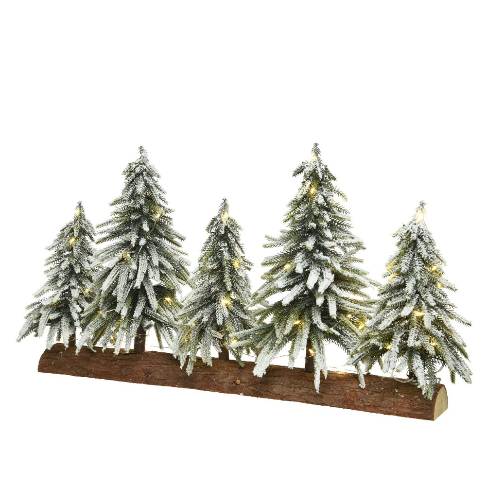 Snowy tree light up centrepiece