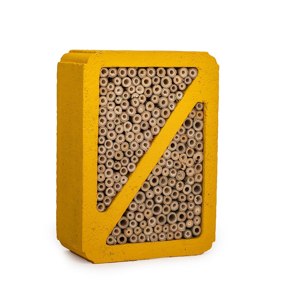 WoodStone insect hotel - yellow