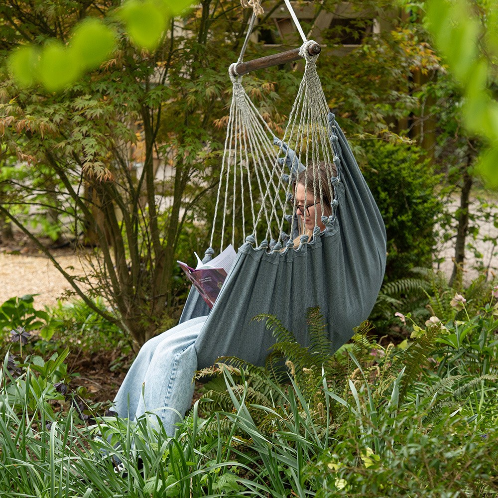 Swing hammock chair - chambray