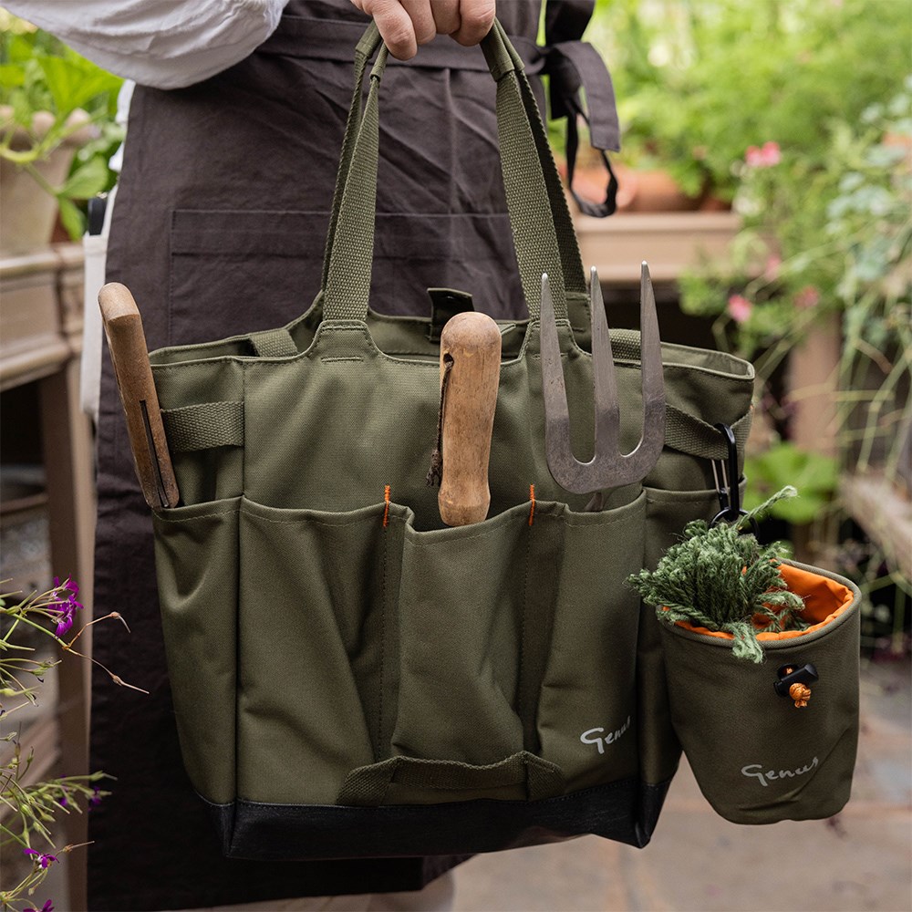 Genus RHS gardening tool bag - olive green 