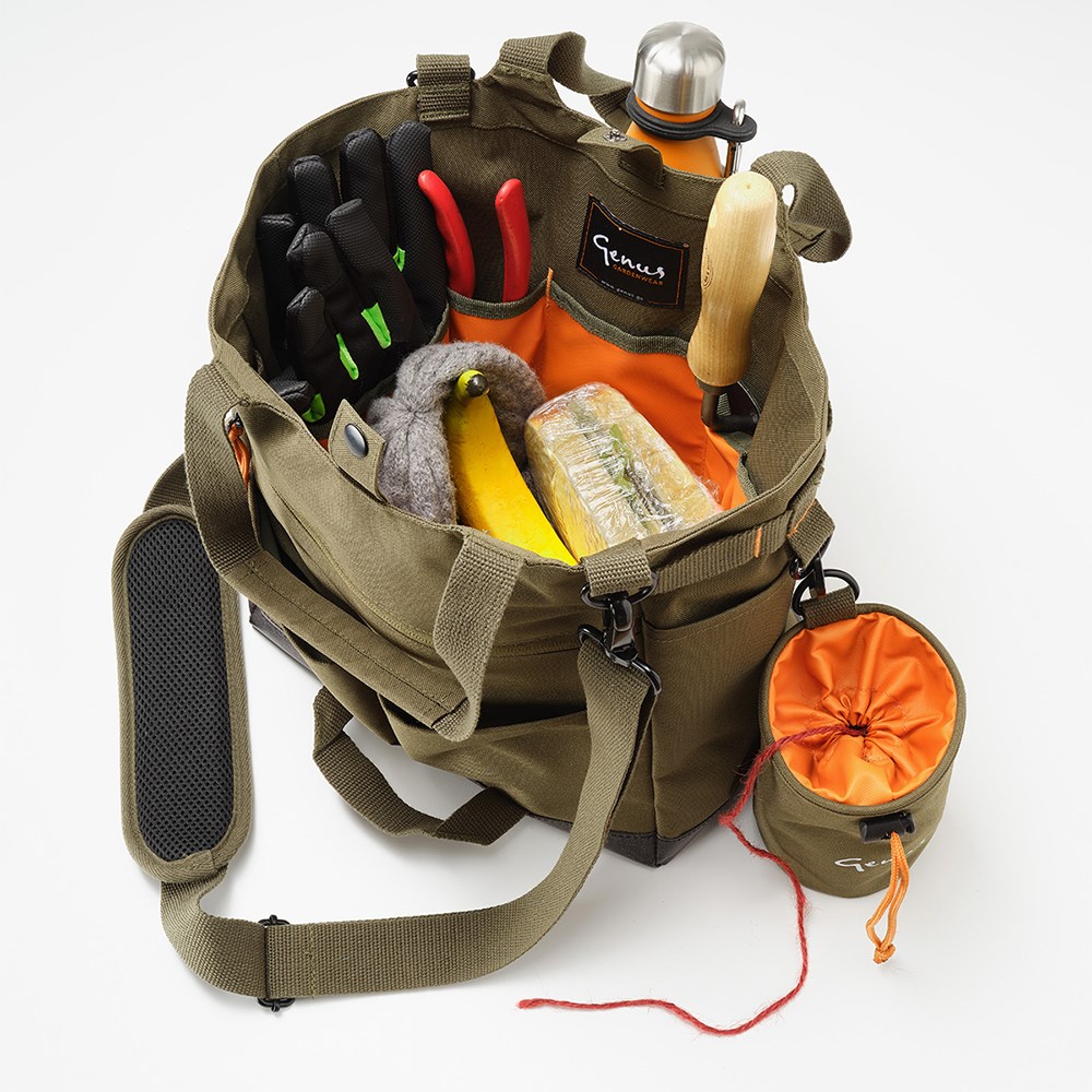 Genus RHS gardening tool bag - olive green 