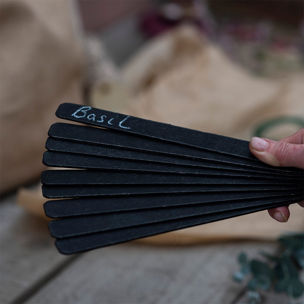 Chalkboard large labels & pencil - pack of 10