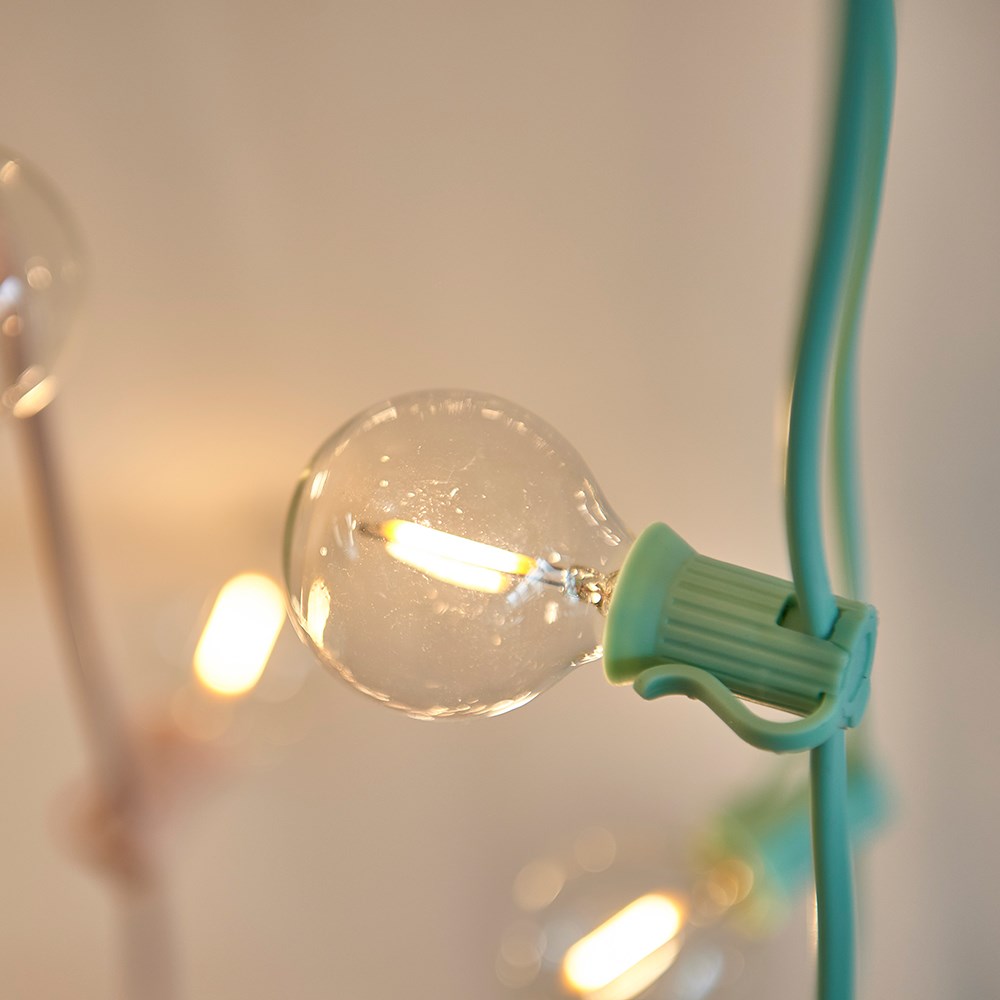 Pink festoon lights 15 bulbs