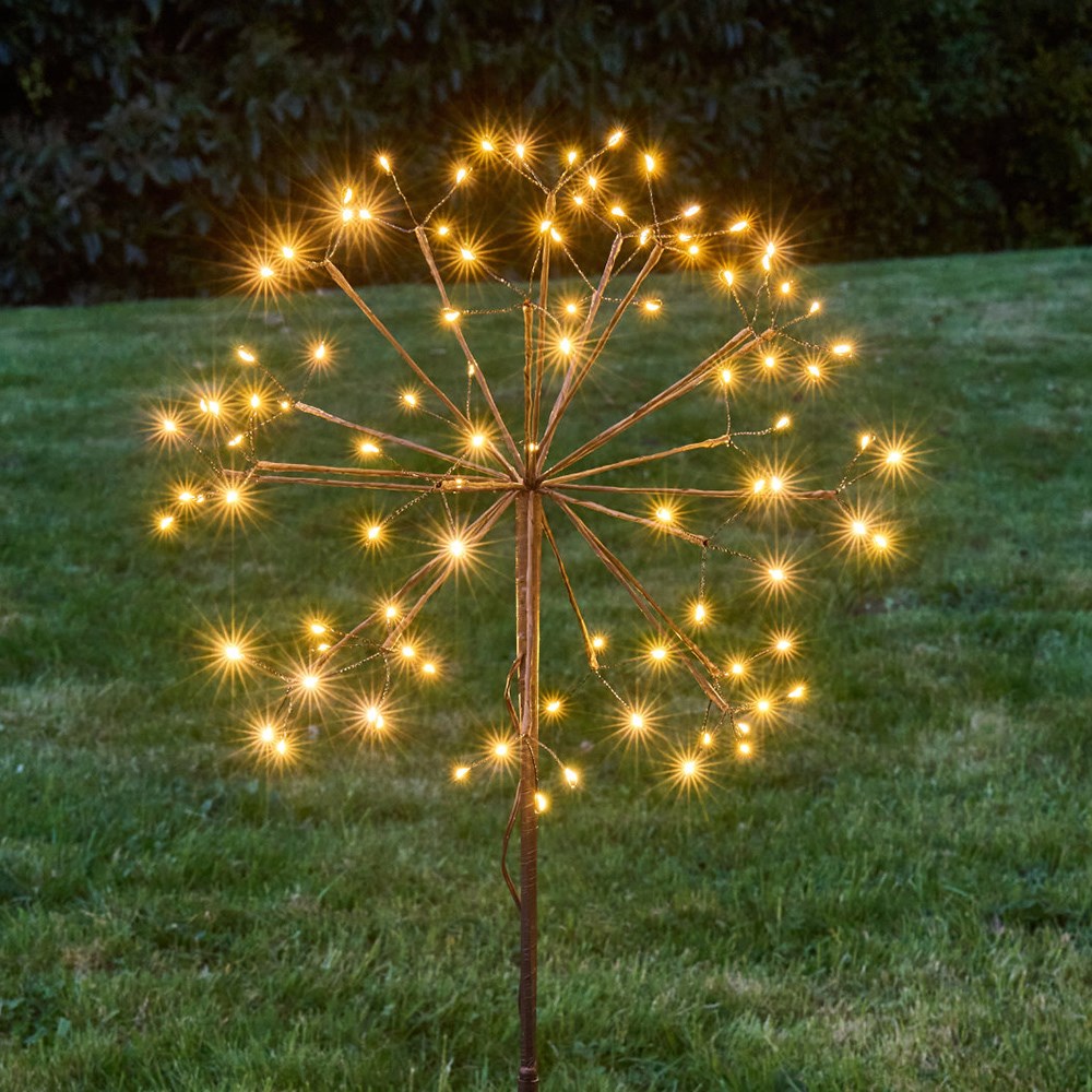 Solar dandelion light - dark brown