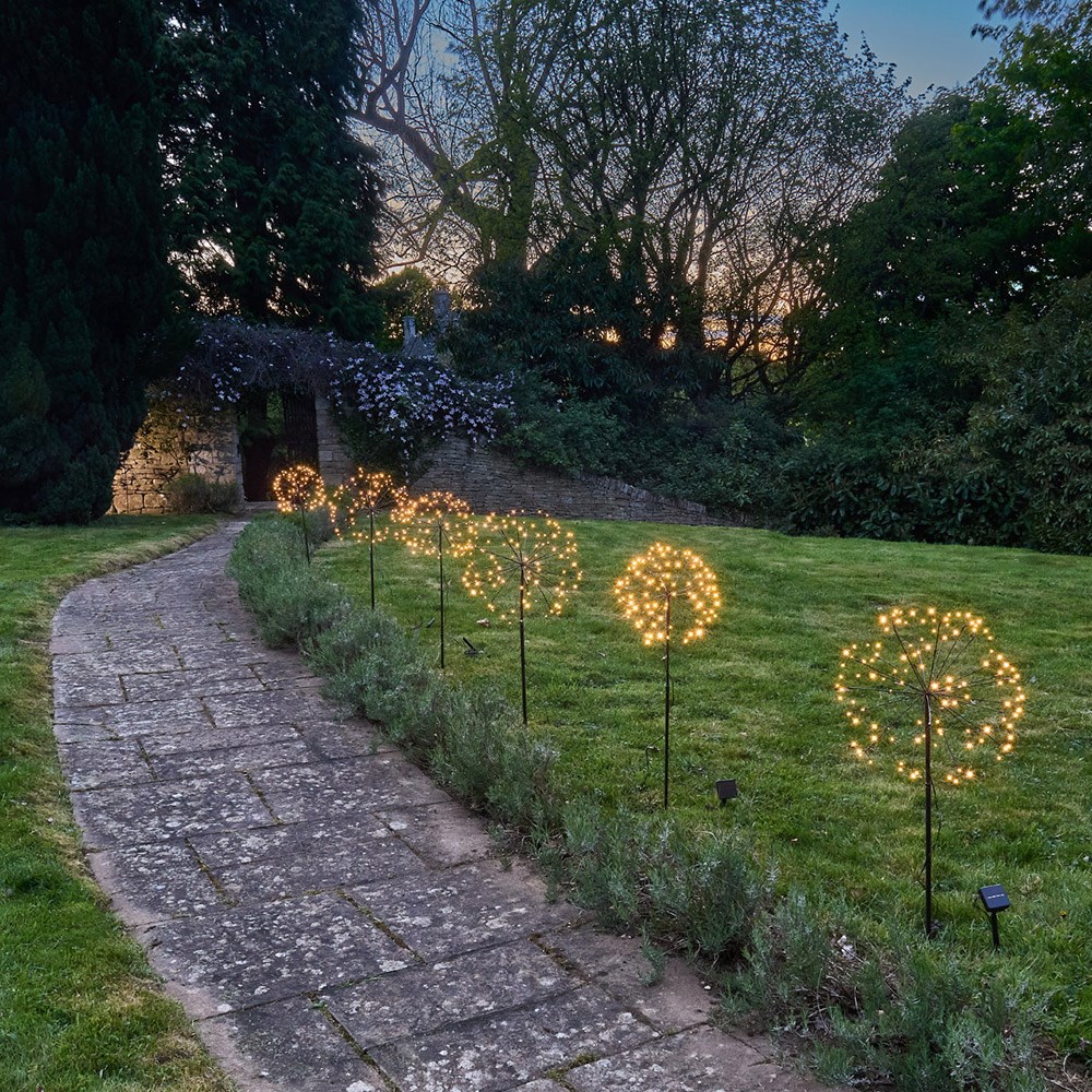 Solar dandelion light - dark brown