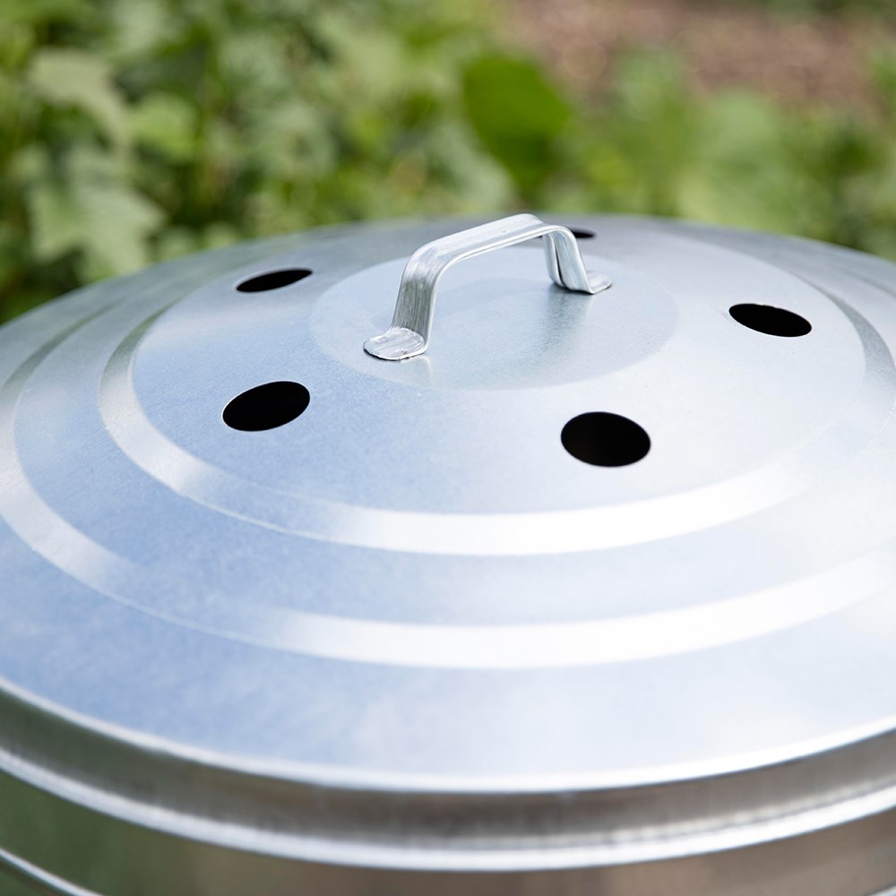 Galvanised steel composter