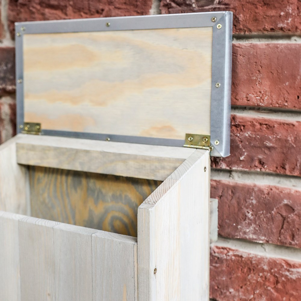 Wooden post box