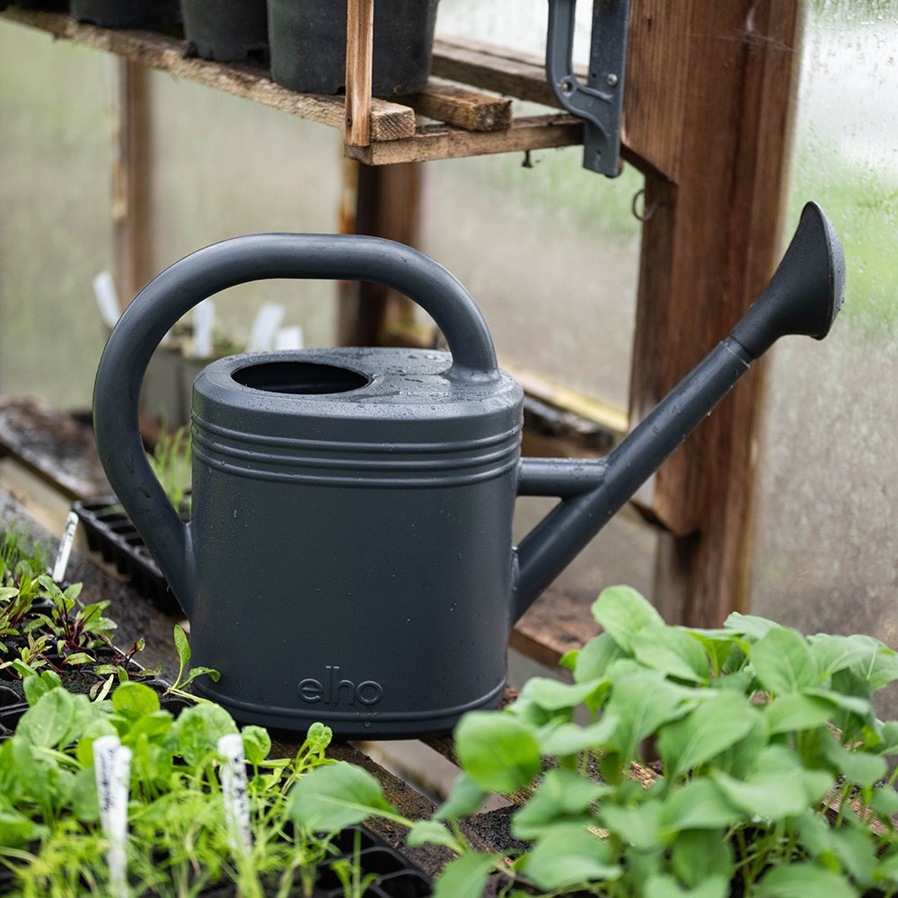 Recycled plastic watering can - anthracite