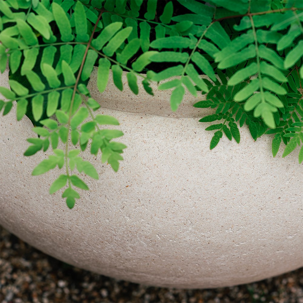 Large vase planter - cream