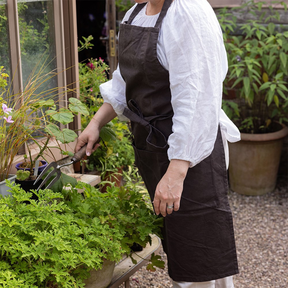Gardening apron - grey