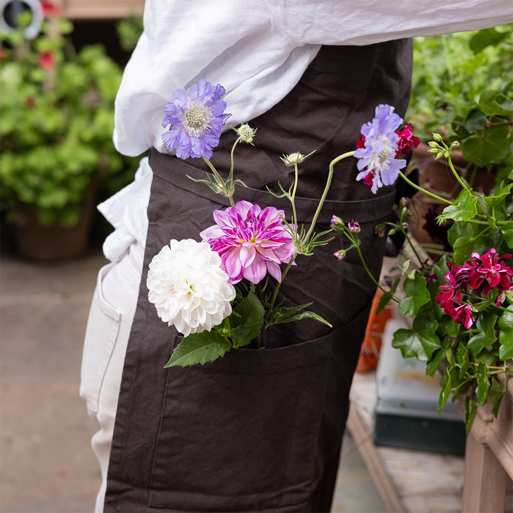 Gardening apron - grey