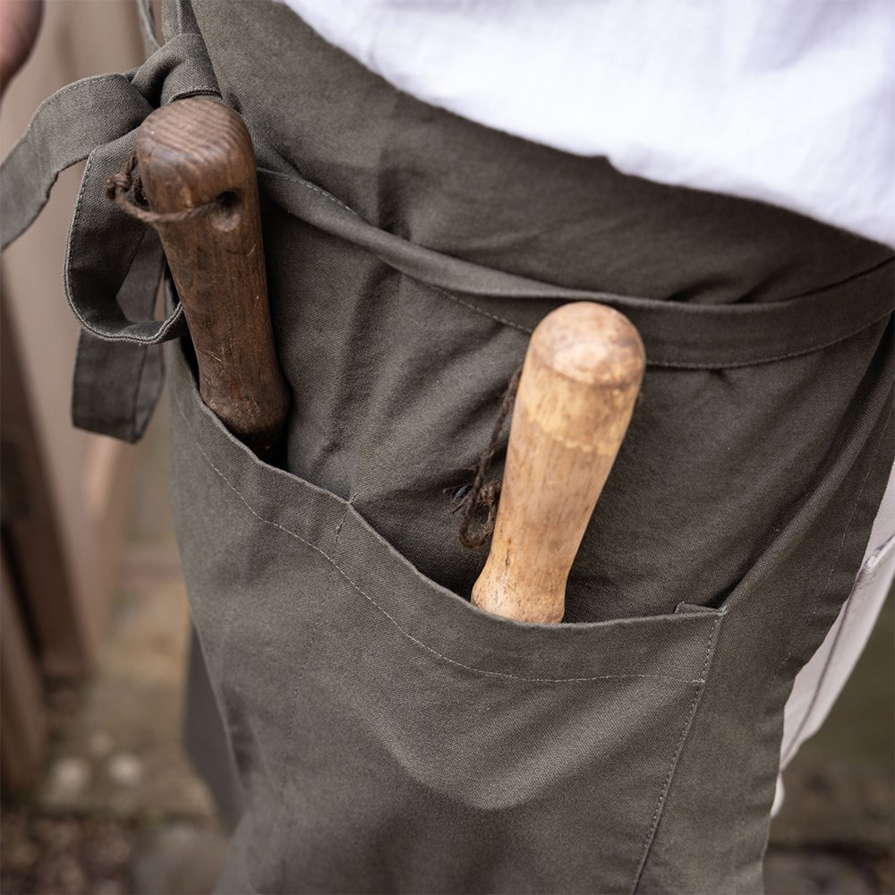 Gardening half apron - khaki