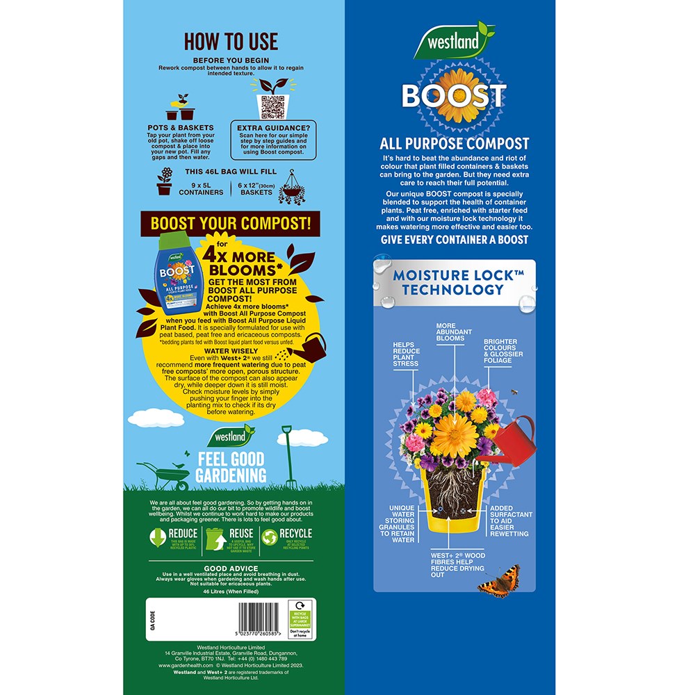 Boost peat-free all-purpose compost