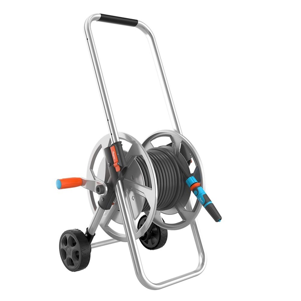 Flopro heavy duty metal hose cart