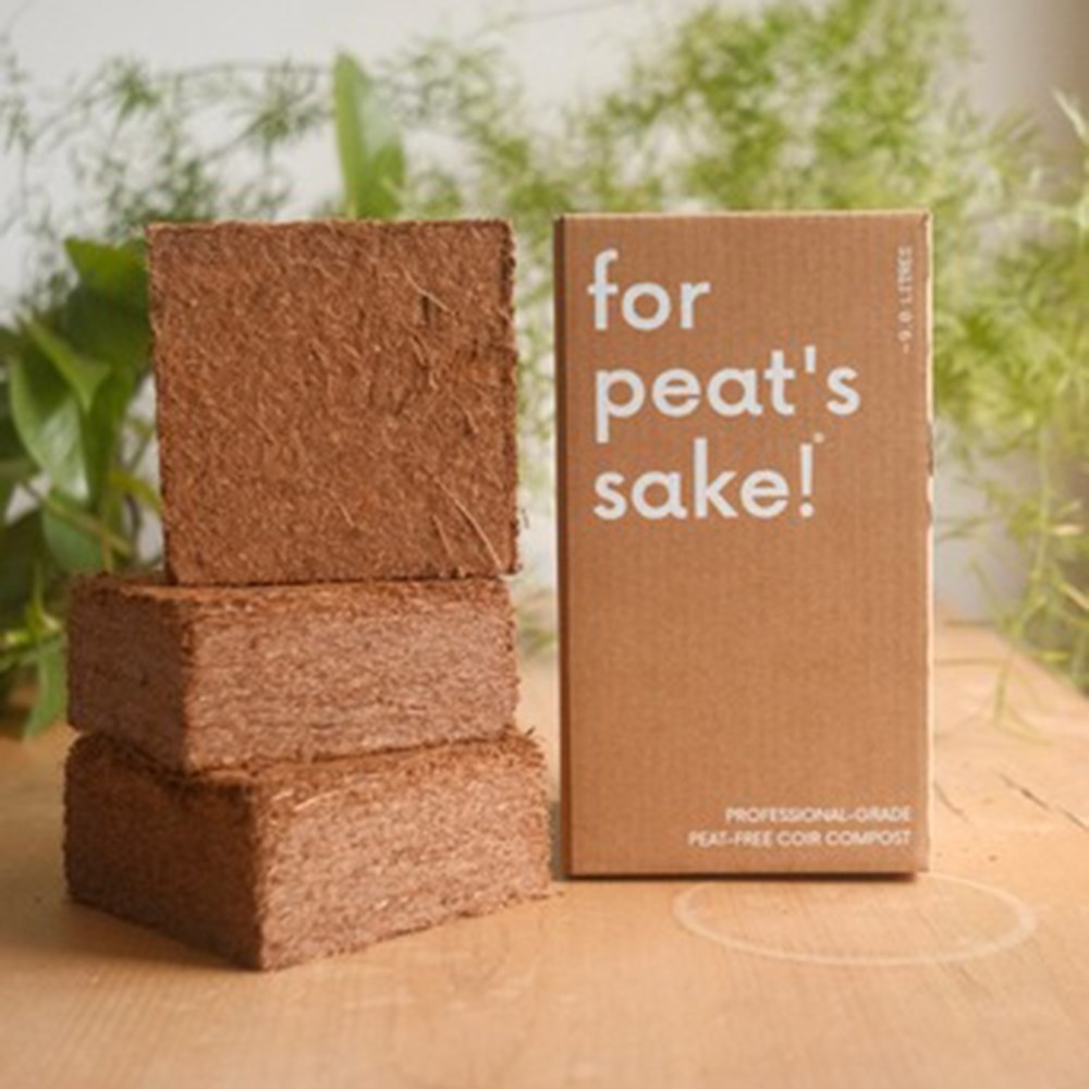 For Peat's Sake expanding coir compost