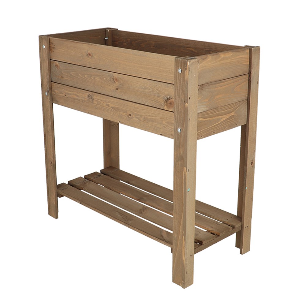 Large wooden raised bed