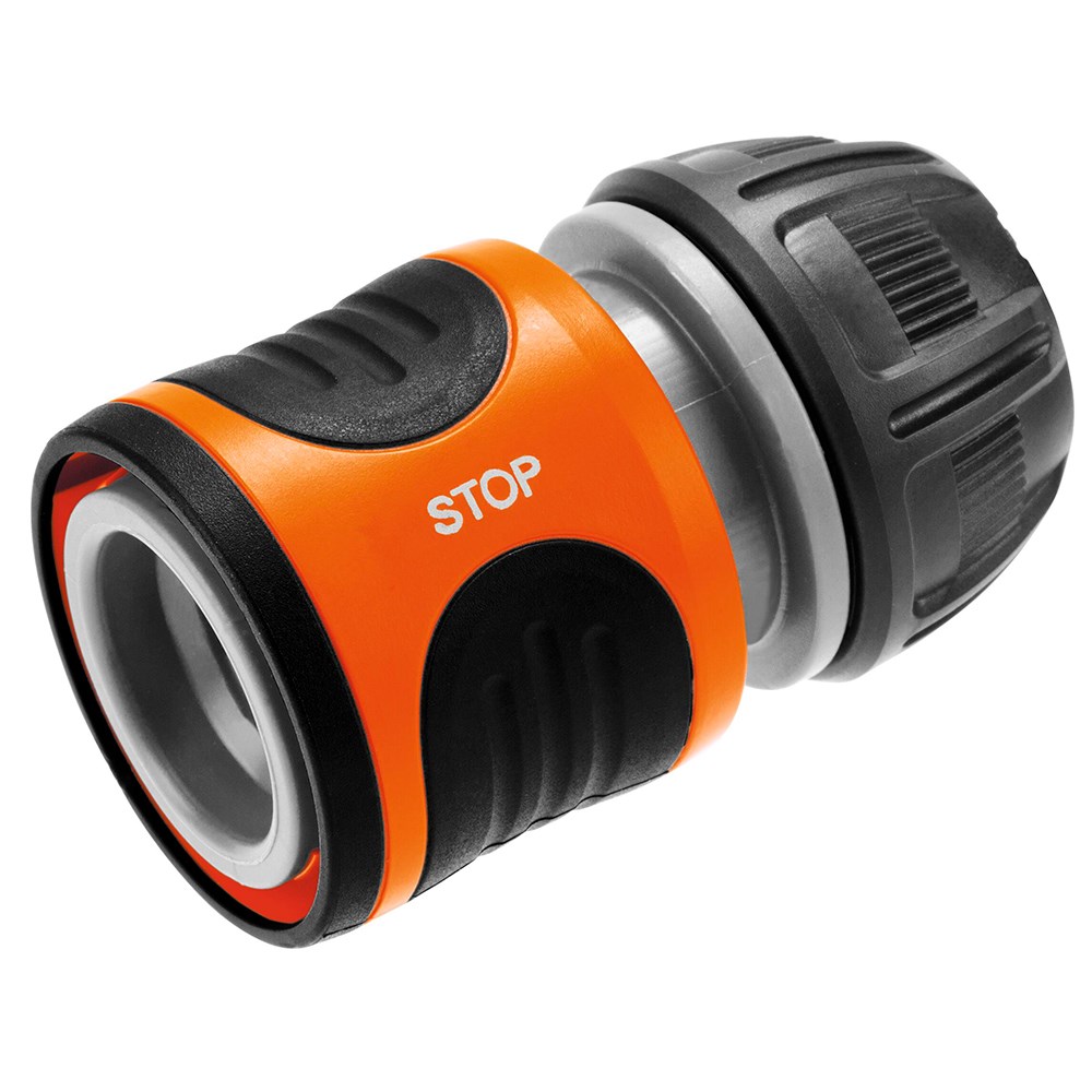 Water stop hose connector