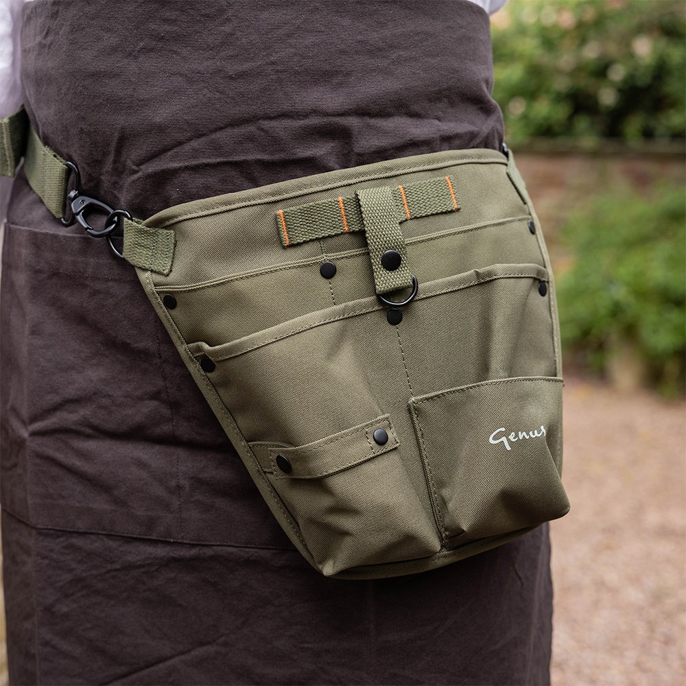 Genus RHS gardening tool holster - olive green