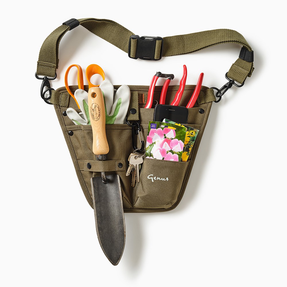 Genus RHS gardening tool holster - olive green