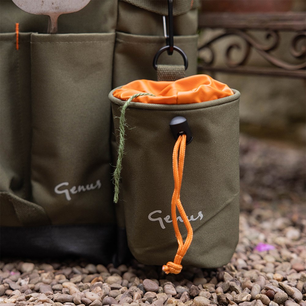 Genus RHS twine pouch - olive green