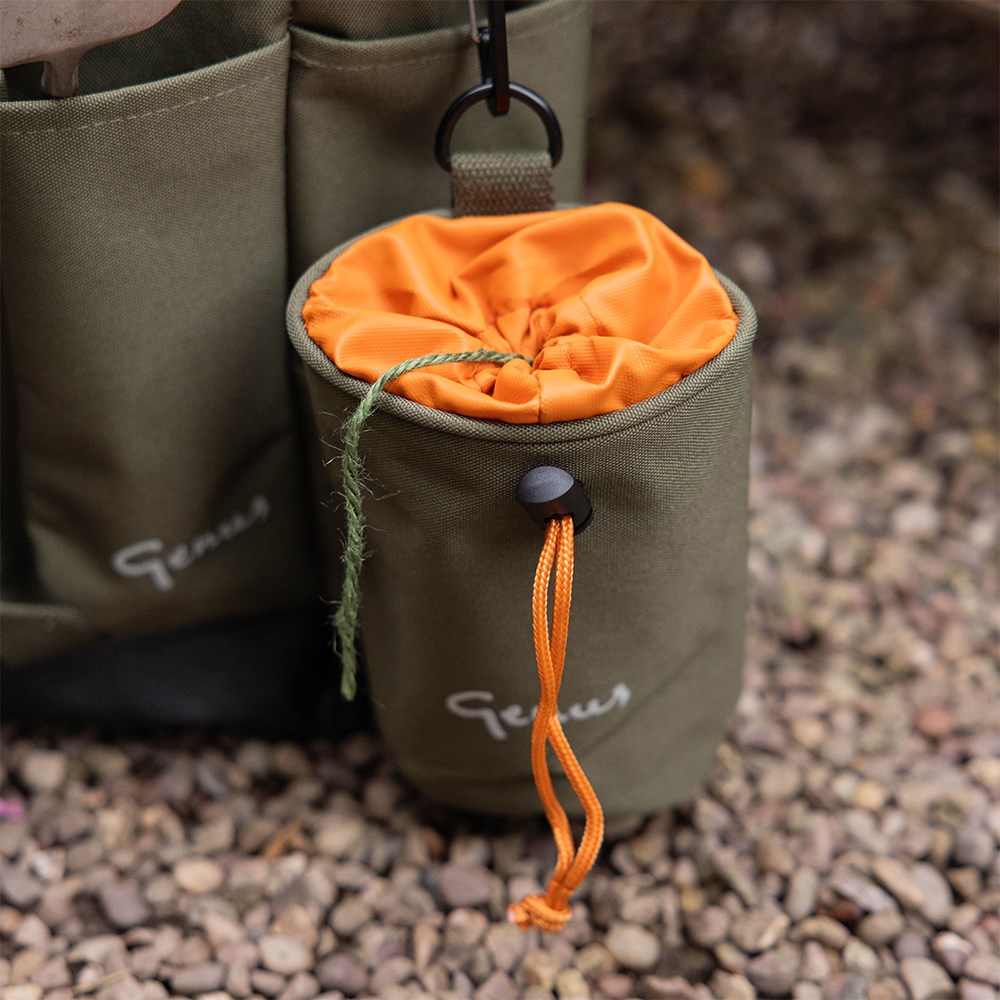 Genus RHS twine pouch - olive green
