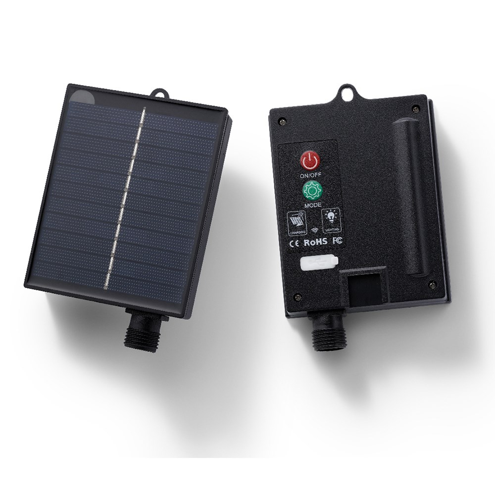 Solar 8 fireburst stake lights 7m