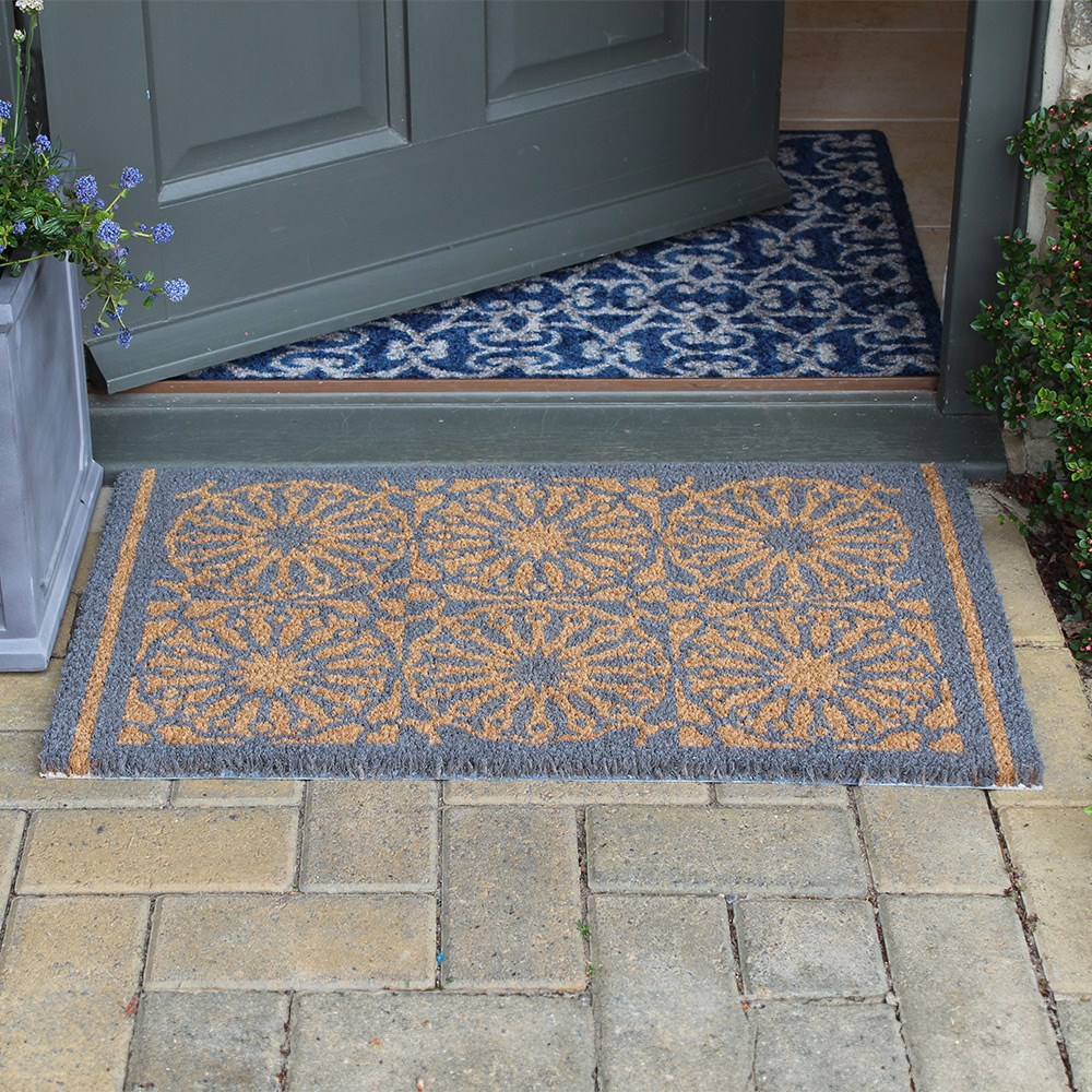 RHS blooms coir doormat