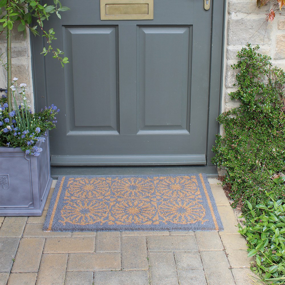 RHS blooms coir doormat