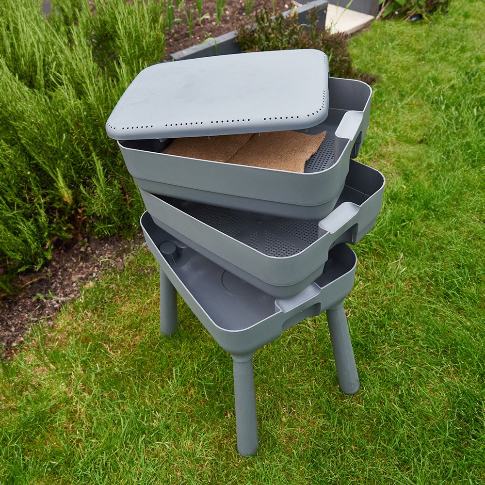 Three tier wormery