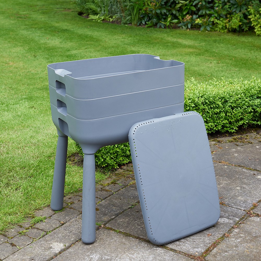 Three tier wormery