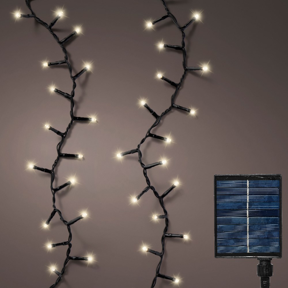 Solar string lights - 8 functions 16m