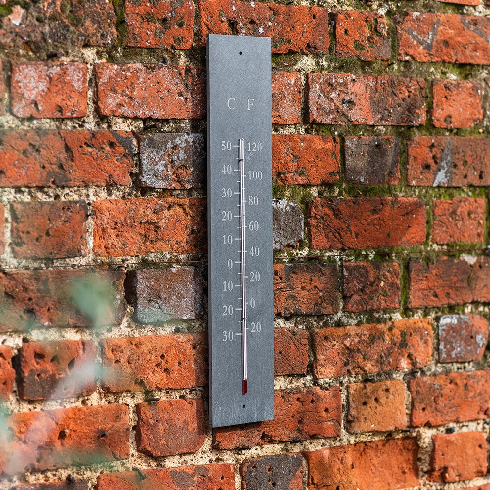 Slate thermometer