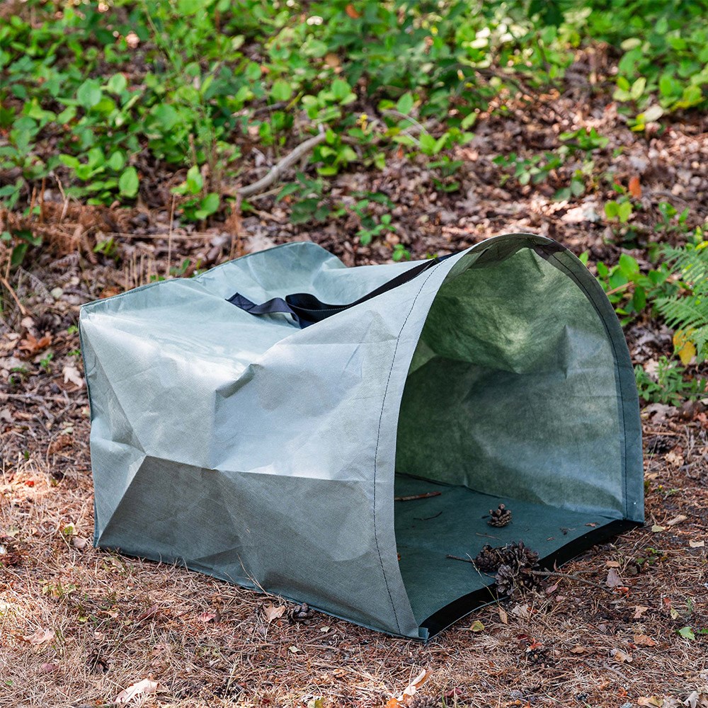 Leaf collector bag with handle
